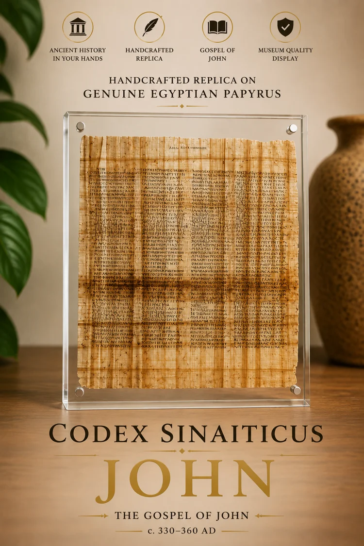 Modern Codex Sinaiticus replica photograph